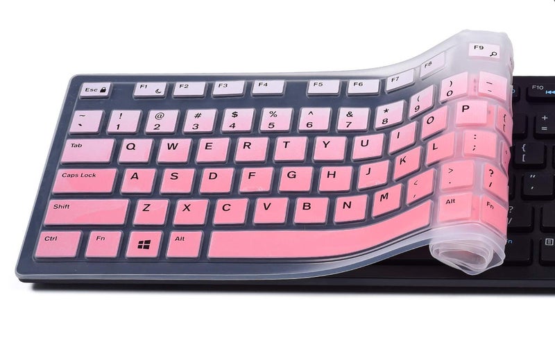 iKammo Keyboard Cover Skins Compatible with Dell KB216 & KM636 Keyboards & Dell Optiplex 5250/3050/3240/5460/7450/7050 & Inspiron AIO 3475/3670/3477 Desktops - Image 2
